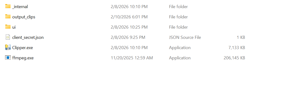 Generated clips confirmation